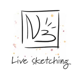 Logo de NB Live sketching